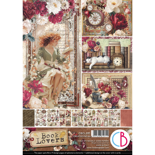 Book Lovers - A4 Creative Pad