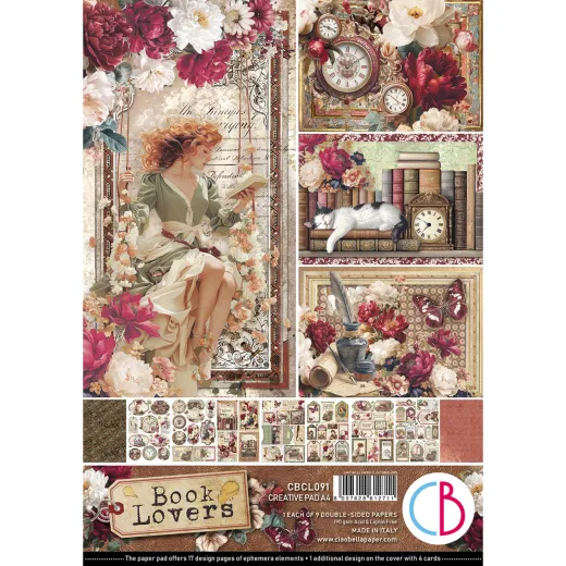 Book Lovers - A4 Creative Pad