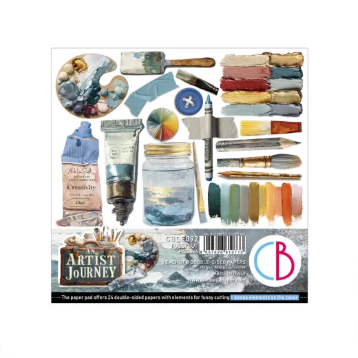 An Artist Journey - 6x6 Fussy Cut Pad