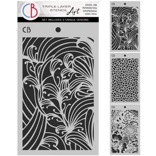 Ciao Bella - Book Lovers - Triple Layer Stencil Set