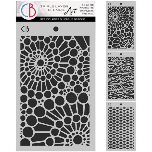 Ciao Bella - An Artist journey - Triple Layer Stencil Set