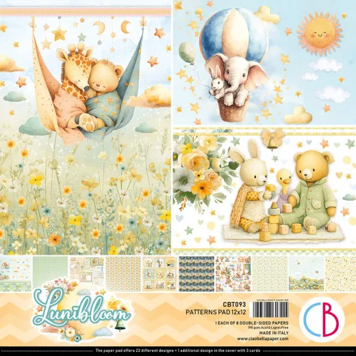 Lunibloom - 12x12 Patterns Pad