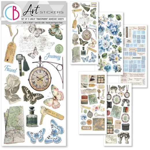 Eastern Journey - Transparent Adhesive Sheets