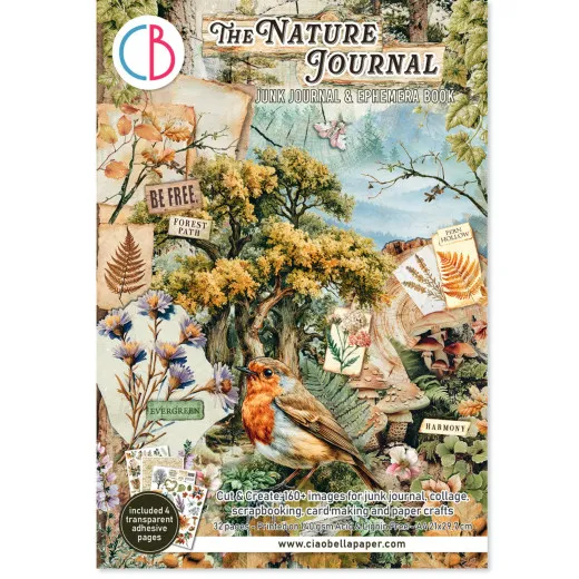 The Nature Journal - A4 Junk Journal Ephemera Book