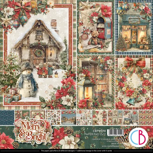 Merry & Bright - 12x12 Paper Pad