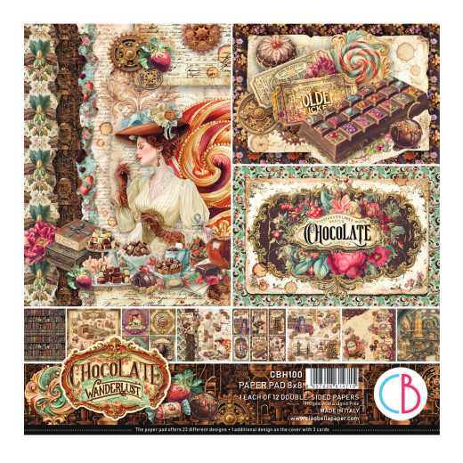 Chocolate Wanderlust - 8x8 Paper Pad