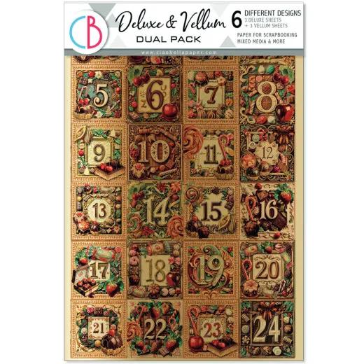 The Chocolate Factory - A4 Deluxe Paper - Silver & Vellum Dual Pack Mixed