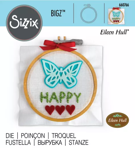 Bigz Die by Eileen Hull - Embroidery Hoop