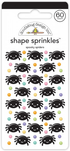 Doodlebug - Shape Sprinkles - Spooky Spiders