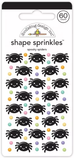 Doodlebug - Shape Sprinkles - Spooky Spiders