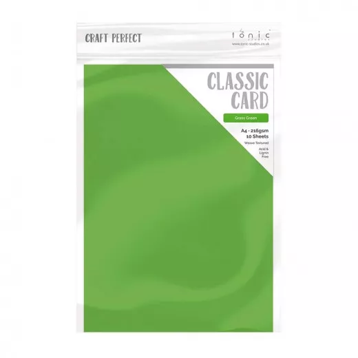 Craft Perfect Classic Card - Grass Green