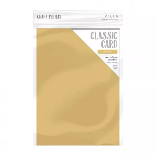 Craft Perfect Classic Card - Tan Brown