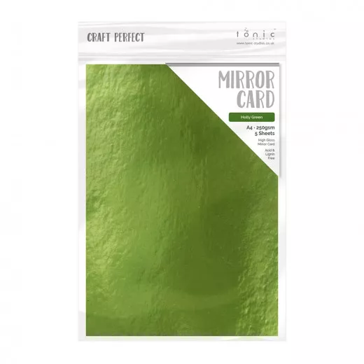 Tonic Mirror Card Gloss - Holly Green