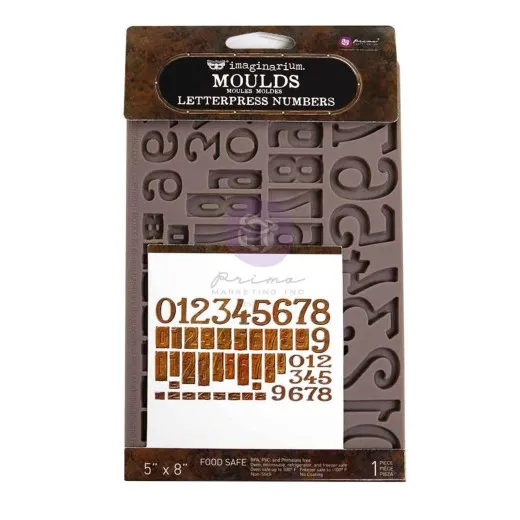 Decor Moulds - Letterpress Numbers