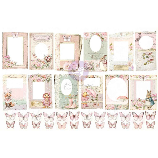 Sweet Spring - Ephemera  - Butterflies & Frames