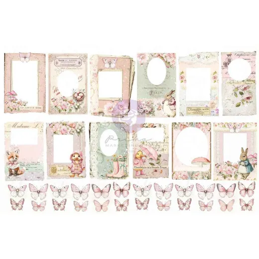 Sweet Spring - Ephemera - Butterflies & Frames