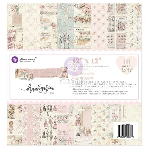 Buttons & Keepsakes by Frank Garcia - 12x12 Paper Pad