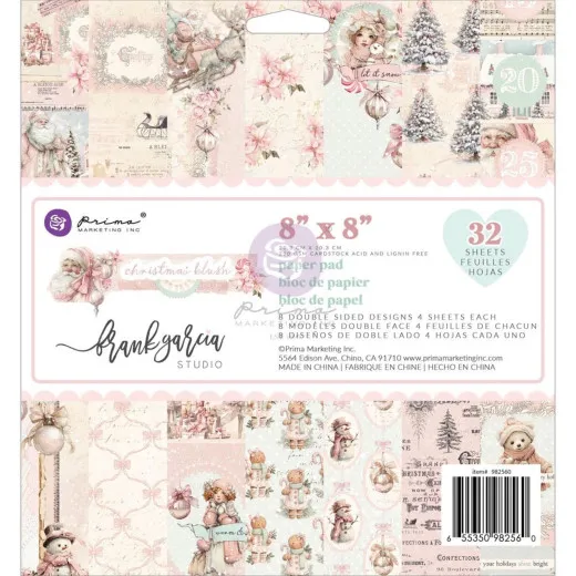 Christmas Blush by Frank Garcia - 8x8 Paper Pad