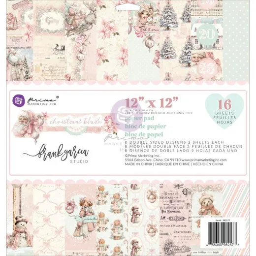 Christmas Blush by Frank Garcia - 12x12 Paper Pad