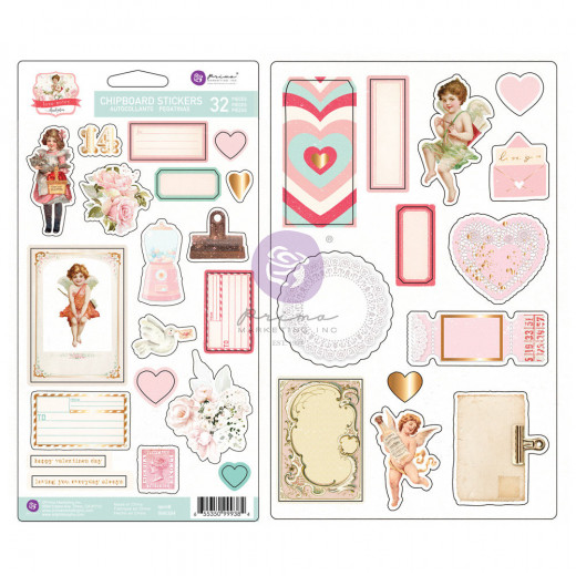 Chipboard Sticker - Love Notes