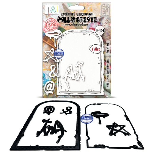 Cutting Dies Nr. 104 - Starflight Figures - Arc N’ Art by Autour De Mwa & Co