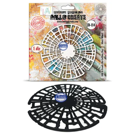 Cutting Dies Nr. 114 - Cog Wheel Die - Maze Wheel by Autour De Mwa & Co