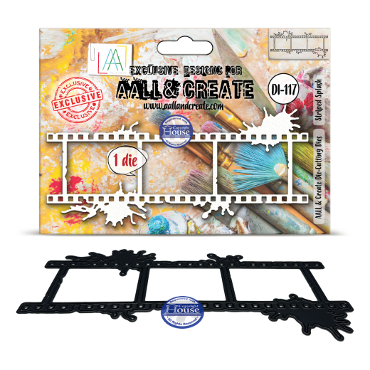 Cutting Dies Nr. 117 - Through the Lens - Striped Splash by Autour de Mwa & Co
