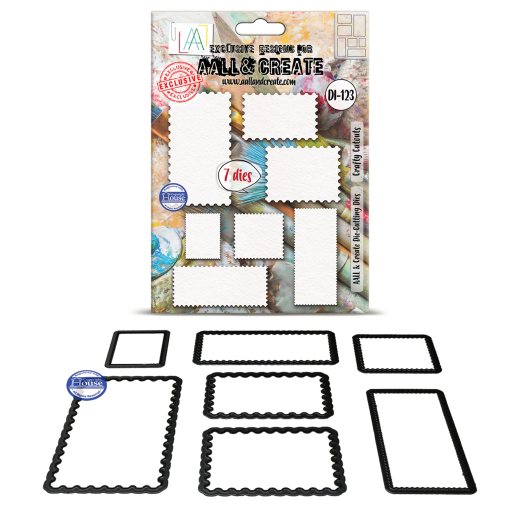 Cutting Dies Nr. 123 - Geary Cutouts - Crafty Cutouts by Autour De Mwa & Co