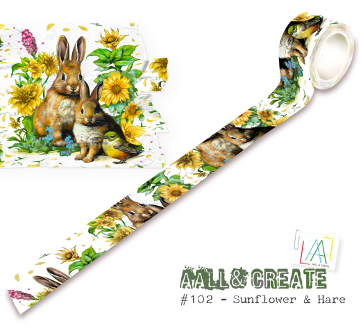 Layer-It-Up Washi Tape - Sunflower & Hare