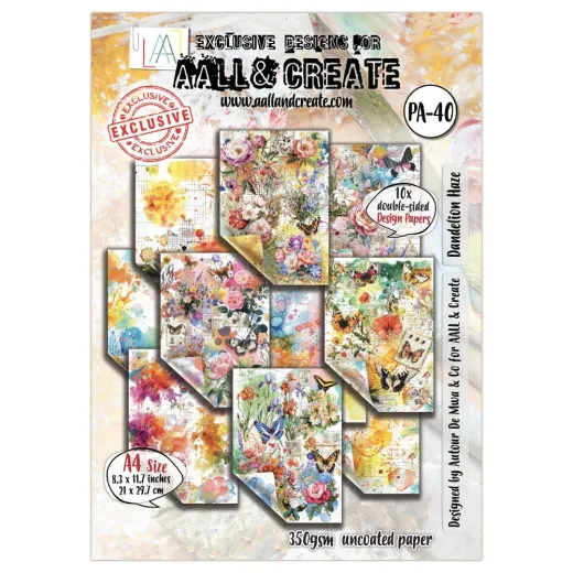 AALL & Create - A4 Paper Pack - Dandelion Haze