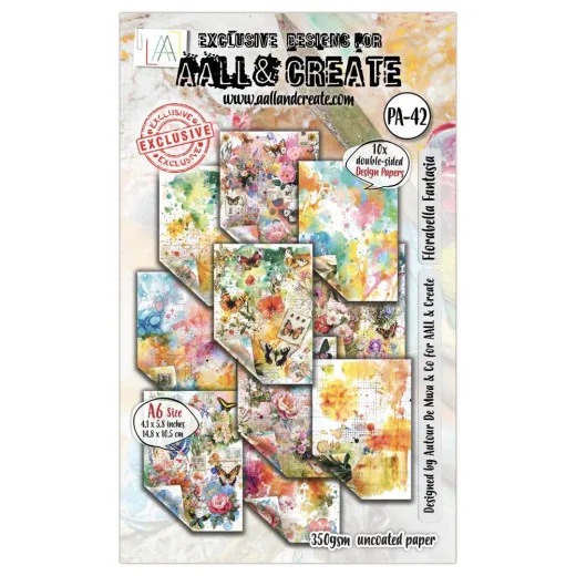 AALL & Create - A6 Paper Pack - Florabella Fantasia