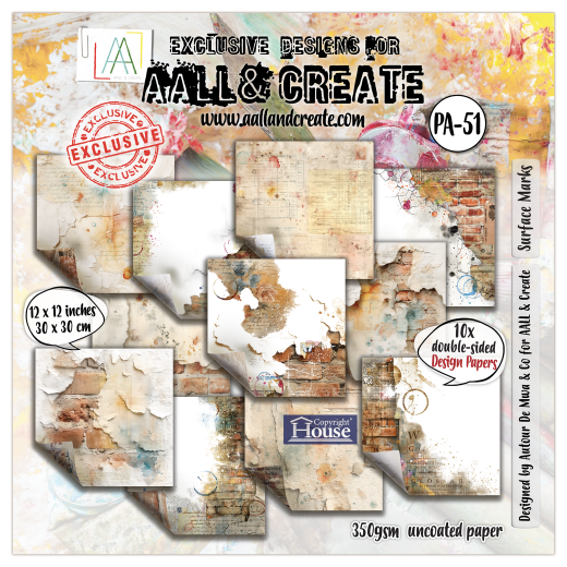 AALL & Create - 12x12 Paper Pack - Surface Marks