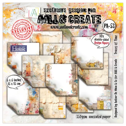 AALL & Create - 6x6 Paper Pack - Traces of Time