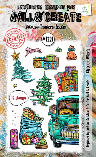 Clear Stamps Nr. 1221 - Gifts On Wheels