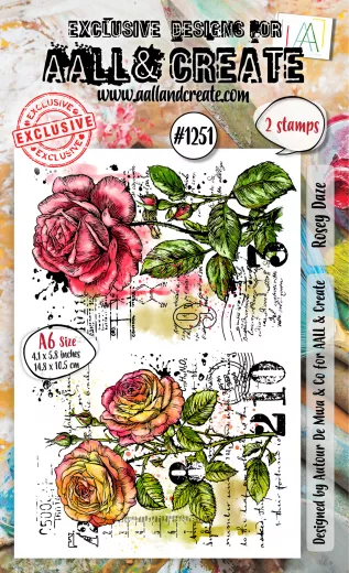 Clear Stamps Nr. 1251 - Rosey Daze