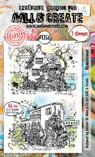 Clear Stamps Nr. 1256 - Whimsy Dwellings - Homebound