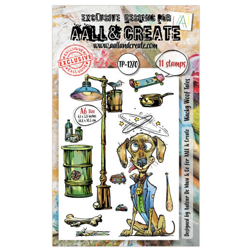 Clear Stamps Nr. 1270 - Streetwise Snouts - Wacky Woof Tales