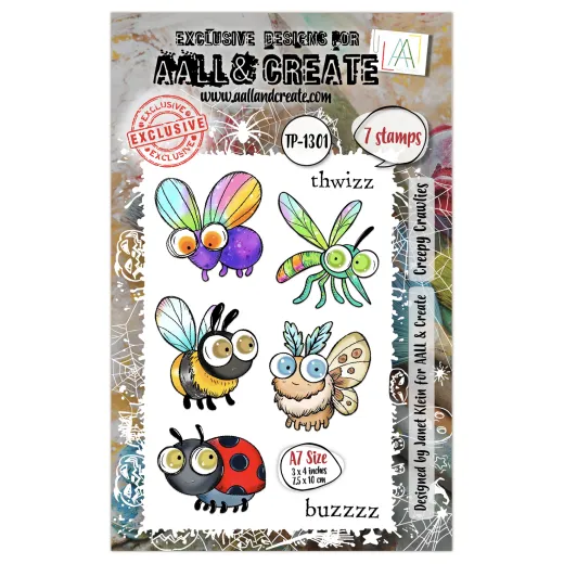 Clear Stamps Nr. 1301 - Witchlets & Weirdlings - Creepy Crawlies