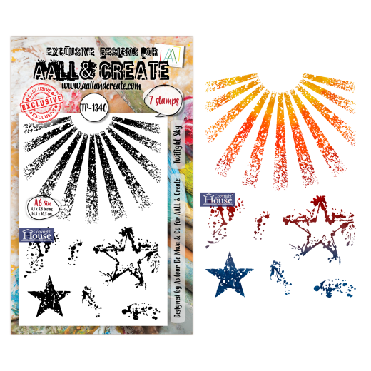 Clear Stamps Nr. 1340 - Postcard Sky - Twilight Sky
