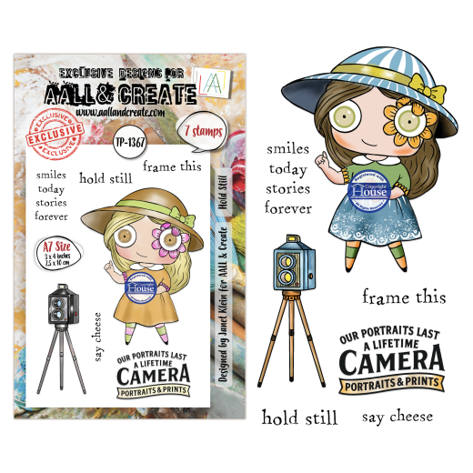 Clear Stamps Nr. 1367 - Through the Lens - Hold Still by Janet Klein