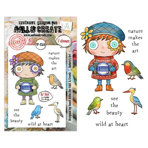 Clear Stamps Nr. 1368 - Through the Lens - Nature's Art by Janet Klein