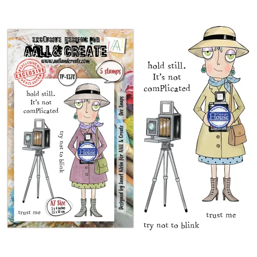 Clear Stamps Nr. 1370 - Through the Lens - Dee Snaps by Janet Klein