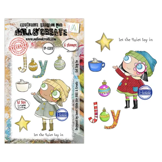 Clear Stamps Nr. 1389 - Season Of Sparkle - Let Joy In by Janet Klein