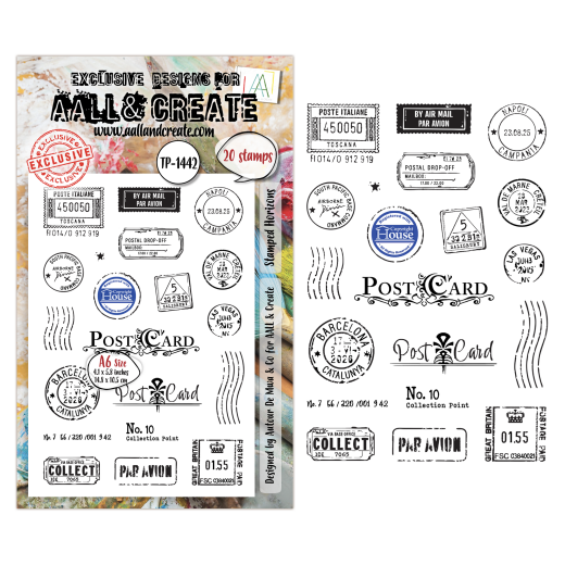 Clear Stamps Nr. 1442 - Dispatch Transit - Stamped Horizons by Autour De Mwa & Co