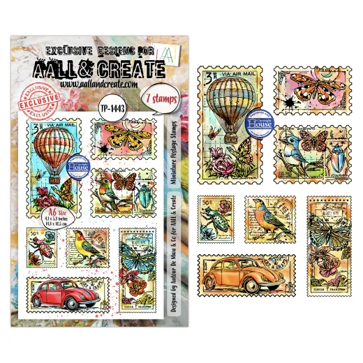 Clear Stamps Nr. 1443 - Dispatch Transit - Miniature Postage Stamps by Autour De Mwa & Co