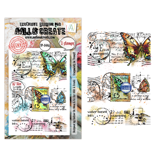 Clear Stamps Nr. 1446 - Dispatch Transit - Fragments in Transit by Autour De Mwa & Co