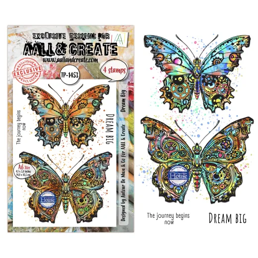 Clear Stamps Nr. 1453 - Gearlight Core - Dream Big by Autour De Mwa & Co