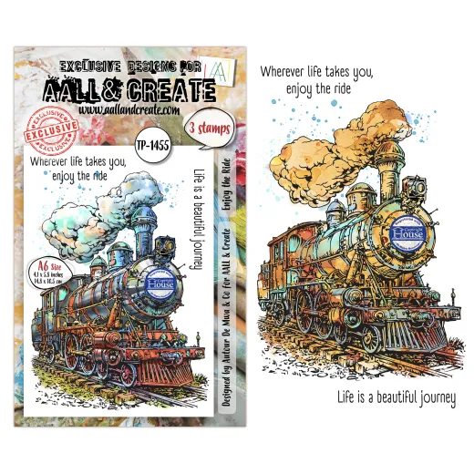 Clear Stamps Nr. 1455 - Gearlight Core - Enjoy the Ride by Autour De Mwa & Co