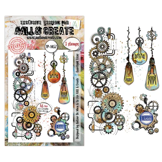 Clear Stamps Nr. 1457 - Gearlight Core - Gearlight Glow by Autour De Mwa & Co