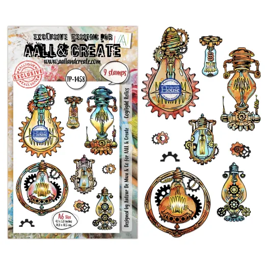 Clear Stamps Nr. 1458 - Gearlight Core - Coglight Relics by Autour De Mwa & Co